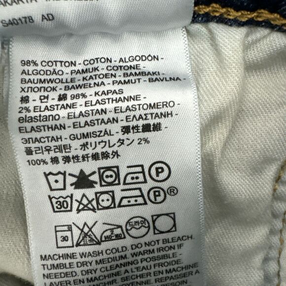 Levis 559 Jeans Mens 38x32‎ Blue Straight Grunge American Western Workwear Denim - Picture 10 of 12